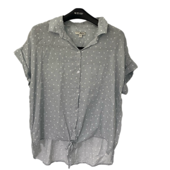 Jachs Tops - ⭐️2/$30 ⭐️3/$40⭐️ 
Jachs Women’s Girlfriend Linen Blend Tie Front Top, Size L,